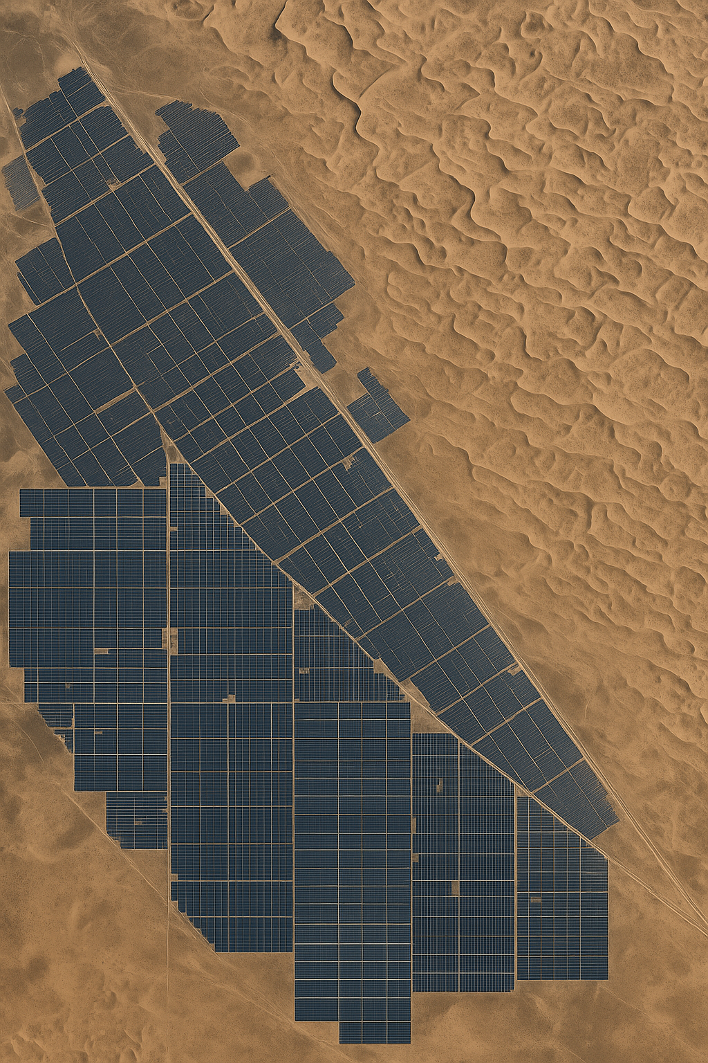 Großes PV-Feld in China